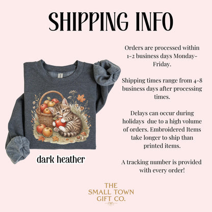 90s Vintage Cat Fall Sweatshirt
