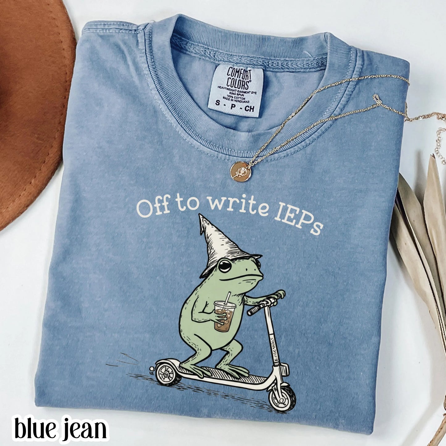 School Psychologist Comfort Colors® Shirt Special Education Counselor Tshirt IEP Tee Frog Scooter Gift For SPED Inclusion Teacher Language