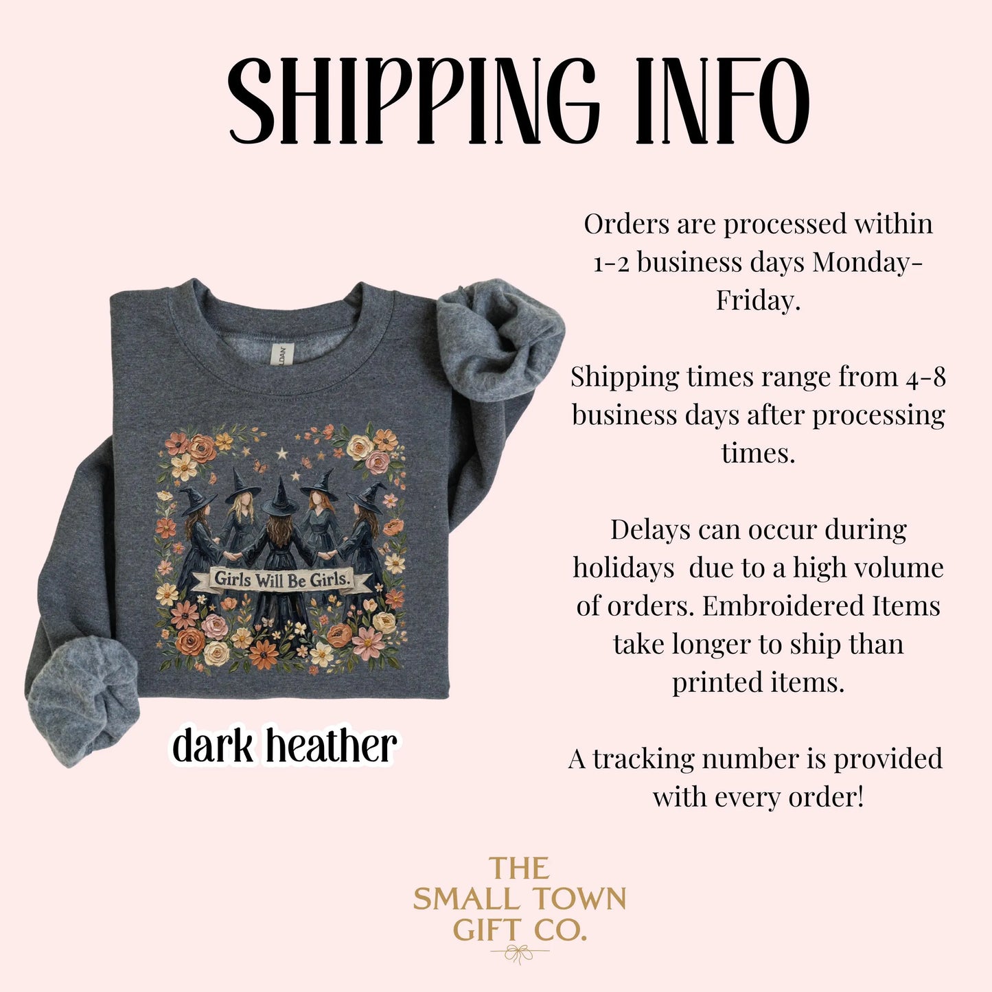Girls Will Be Witches Floral Boho Sweatshirt