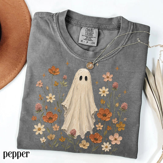 Wildflowers Ghost Comfort Colors Tee