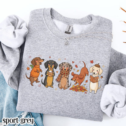 Cozy Season Dachshund Fall Sweatshirt