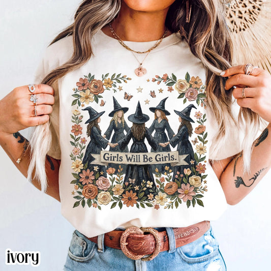 Girls Will Be Witches Comfort Colors Tee